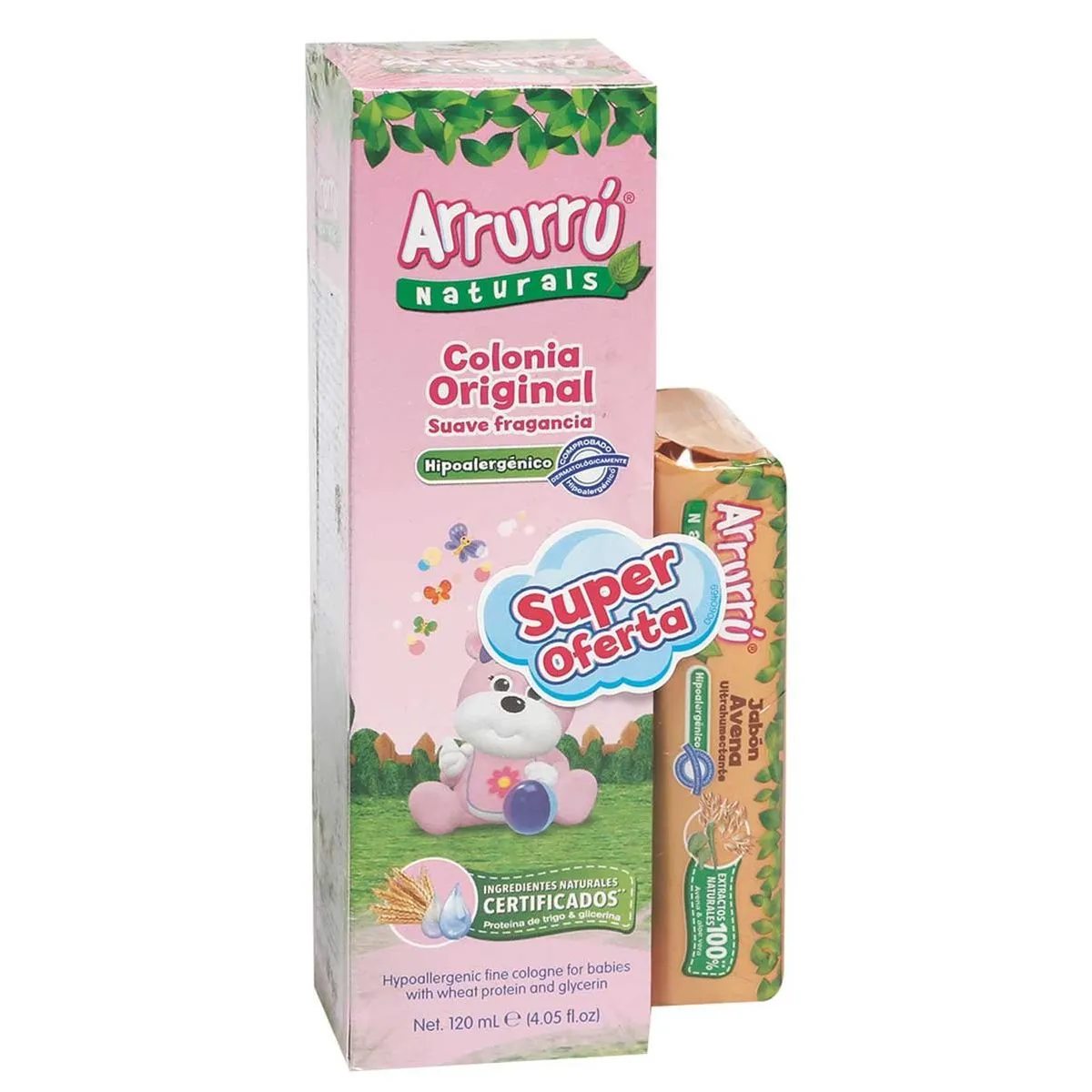 Arrurru Colonia Rosada 120ml + Jabon Arrurru 110g