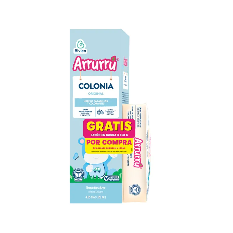 Arrurru Colonia Azul 120ml + Jabon Arrurru 110g