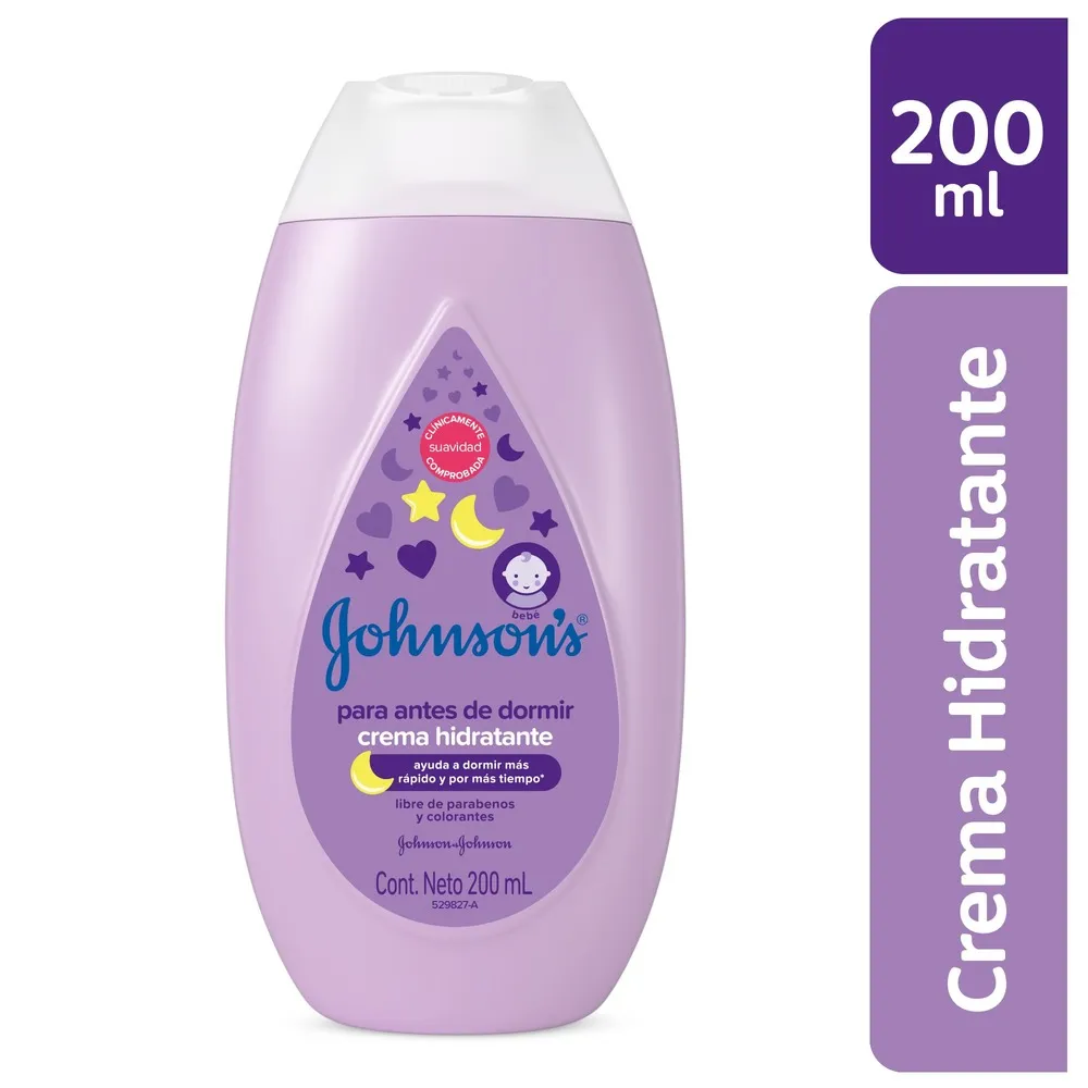 Crema Antes De Dormir Johnson's 200ml