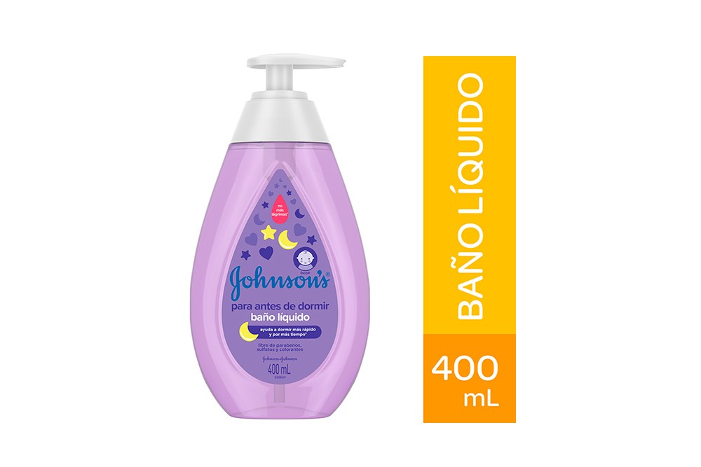 Baño Líquido Antes De Dormir Johnson's 400ml